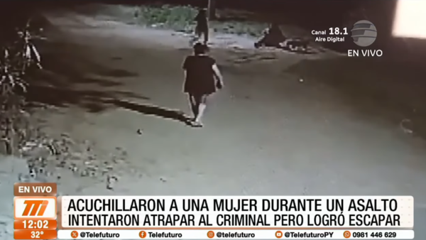 Mujer fue acuchillada durante violento asalto en Luque