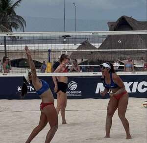 Michelle y Giuliana, con buen desempeño en el Circuito Mundial de vóley playa  - Polideportivo - ABC Color
