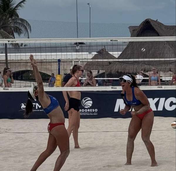 Michelle y Giuliana, con buen desempeño en el Circuito Mundial de vóley playa - Polideportivo - ABC Color