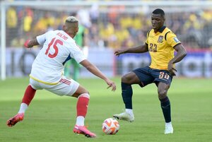 Ecuador vence a Venezuela y sigue firme en zona de clasificación directa al mundial - 1000 Noticias