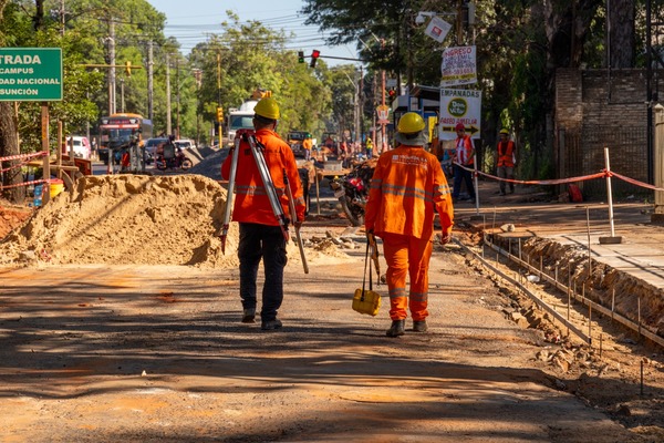 Av. Mariscal López: obras continúan con progresos visibles - 1000 Noticias