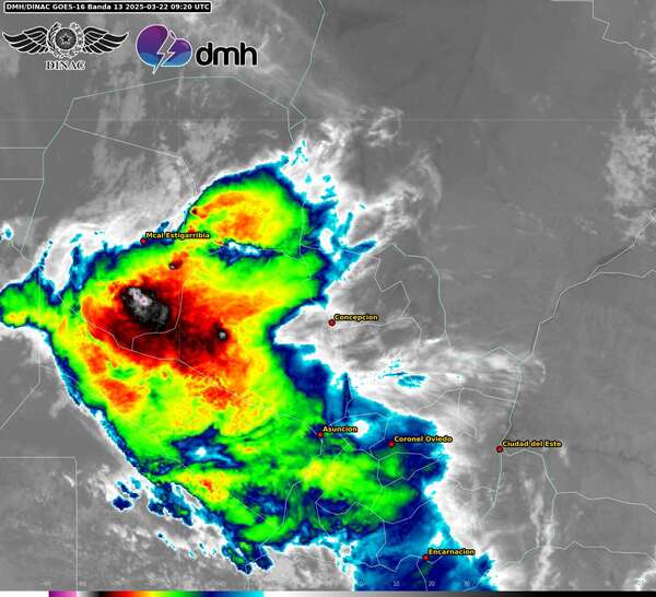 Alerta Meteorológica para varios departamentos - ADN Digital