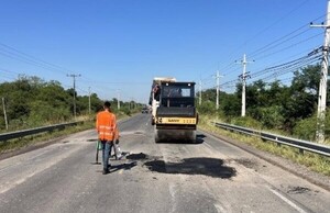 Ruta PY19: rehabilitación del tramo Villa Oliva – Alberdi incluye bacheo en zonas críticas - .::Agencia IP::.