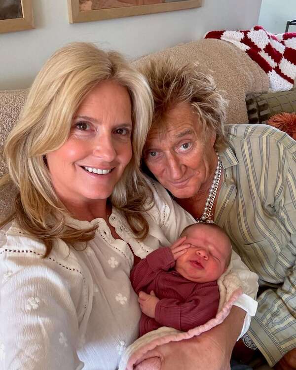 Sir Rod Stewart, ¡feliz con su nueva nieta! - Gente - ABC Color