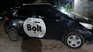 Tres detenidos por balear a un conductor de Bolt y robarle su vehículo en Ñemby