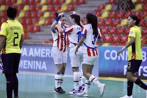 Debut triunfal de Paraguay en la Copa América de Futsal Femenina - 1000 Noticias