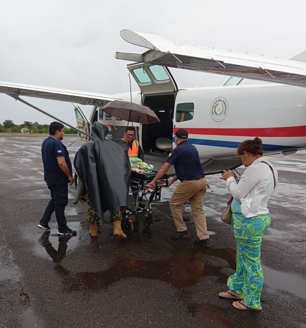 Niño de 11 años trasladado urgentemente en avión a Asunción por hemorragia digestiva baja