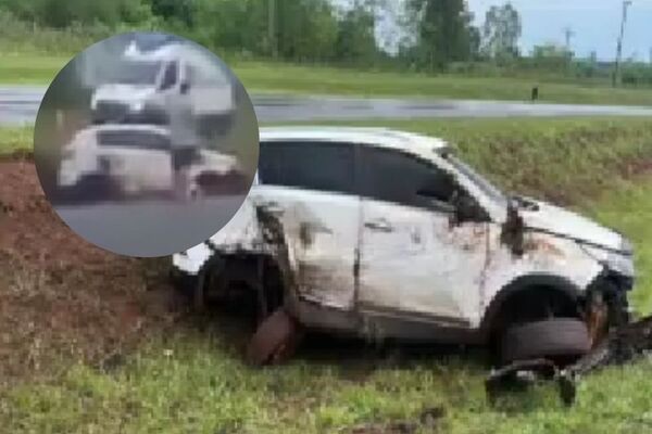Conductor sobrevive a impactante accidente en Yguazú - SNT