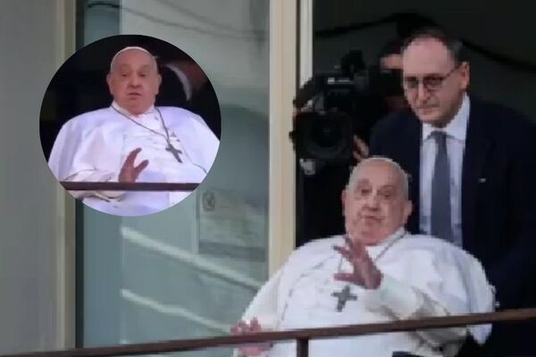 Papa Francisco reaparece en público tras 37 días de hospitalización - SNT