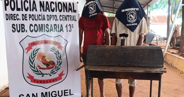 Diario HOY | Se canceló el asado: caen ladrones que robaron una parrilla