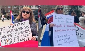 Migrantes paraguayos en España se movilizan contra gobierno e invitan a marcha general este martes