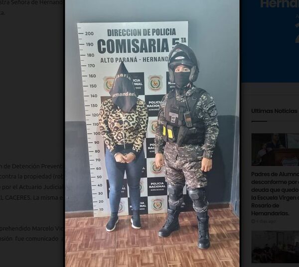 Capturan a la otra involucrada en asalto a jueza y su esposo en Ciudad del Este