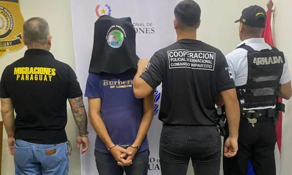 Brasileño con condena de 14 años es expulsado del país