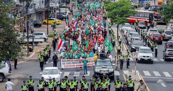 Diario HOY | Reivindican lucha campesina, pero rechazan a infiltrados políticos
