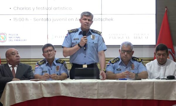 Policía Nacional garantiza seguridad durante la marcha campesina con 5.000 agentes