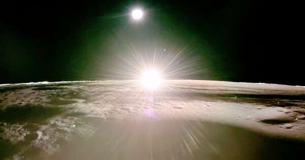 La Nación / Captan una puesta de sol en la Luna en alta definición