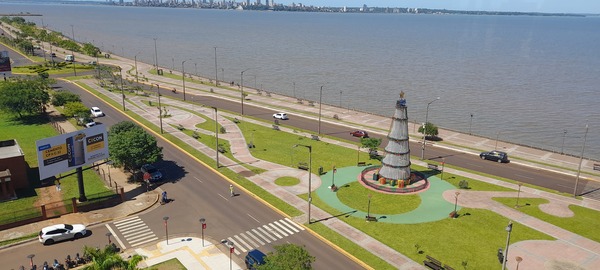 La Municipalidad de Encarnación realiza intervenciones para embellecer la ciudad en su aniversario