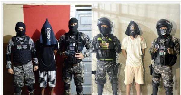 Diario HOY | Detienen a 4 supuestos sicarios del Clan Rotela en Asunción, dos son menores de edad