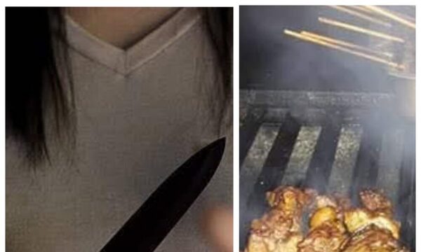 Yiyi vio a su ex comiendo asadito con otra y le clavó