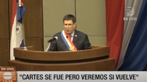 ''Cartes se fue, pero veremos si vuelve''