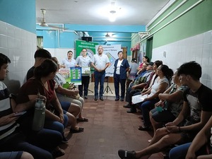 CORONEL BOGADO CONMEMORA EL DÍA DE LA TUBERCULOSIS CONCIENTIZANDO A SUS USUARIOS