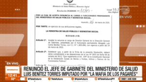 Renunció el jefe de Gabinete del Ministerio de Salud