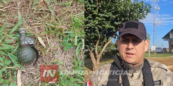 “GRANADA EN EL VERTEDERO DE ENCARNACIÓN ESTABA COMO PARA SER DETONADA”
