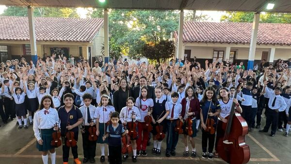 Proyecto orquestal busca motivar a los escolares a estudiar música