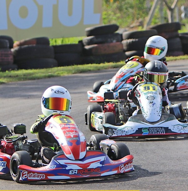 Arrancó la temporada paraguaya de karting bajo la lluvia