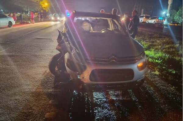 Fatal choque entre moto y camioneta en Juan E. O’Leary