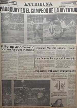 Histórico y anecdótico: Hace 54 años, la Albirroja ganaba el Juventud de América por única vez