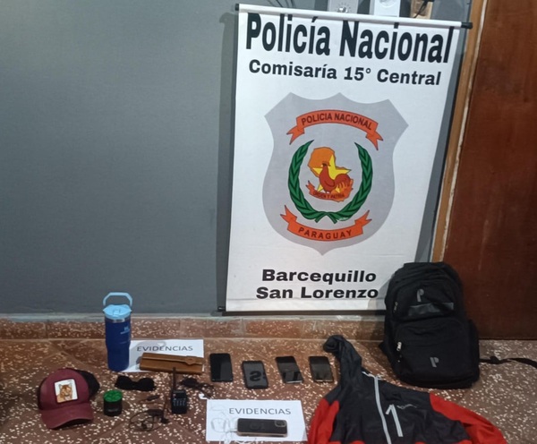 Cae ciudadano chileno por hurtar celulares en San Lorenzo - trece