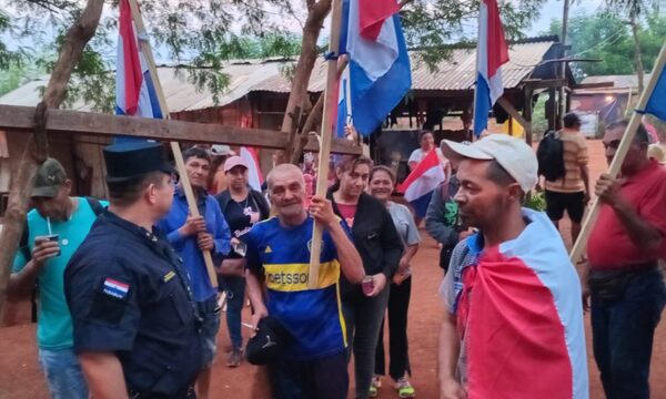 Inicia movilización en el Km 30 Minga Guazú