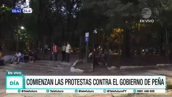 Comienzan las protestas contra el Gobierno de Peña