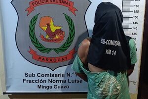 Ebrio fue detenido tras golpear a su pareja e incendiar vivienda en Minga Guazú – Diario TNPRESS