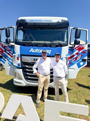 AUTOMAQ presentó al mercado paraguayo camiones DAF en INNOVAR 2025