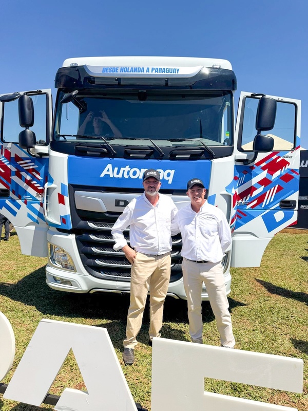 AUTOMAQ presentó al mercado paraguayo camiones DAF en INNOVAR 2025