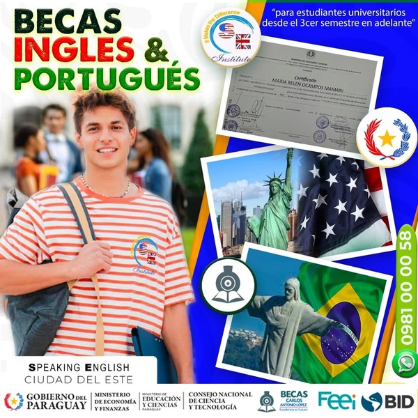 BECAL lanza nueva convocatoria para becas de inglés en Ciudad del Este - ADN Digital