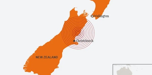 Fuerte sismo de 6,8 sacude el sur de Nueva Zelanda