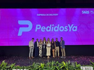 PedidosYa Paraguay, la marca m谩s recordada en delivery en el Top of Mind 2025