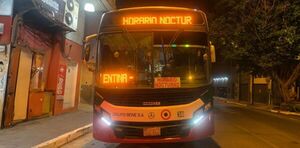 Transporte p煤blico nocturno registr贸 7.316 pasajeros en primer mes de uso