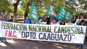 Marcha contra la corrupción y la impunidad: unos 1.500 campesinos y nativos se preparan para viajar en caravana a Asunción - Nacionales - ABC Color