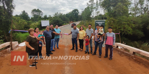 TRINIDAD: INAUGURARON IMPORTANTE TRAMO EMPEDRADO EN SAN PEDRO