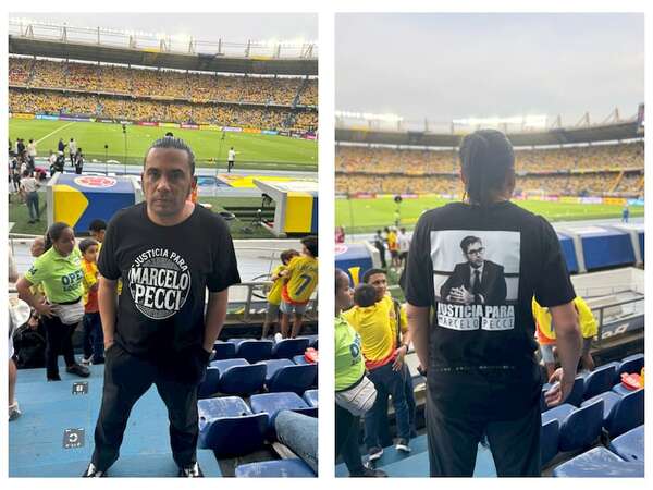 Exigen justicia para Marcelo Pecci en partido de eliminatorias entre Colombia y Paraguay - Nacionales - ABC Color
