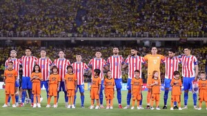 Paraguay logra descontar sobre el final del primer tiempo