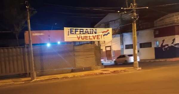 La Nación / Con pasacalles anuncian el retorno de Efraín Alegre