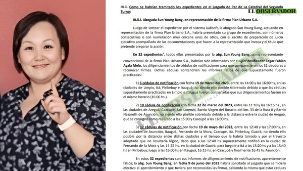 En 32 expedientes, abogada de Plan Urbano usó notificaciones voladoras, afirman fiscales