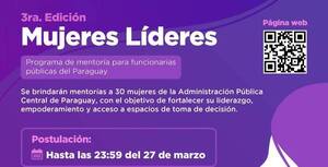 Este jueves 27 cierra postulación a la tercera edición del Programa de Mentorías Mujeres Líderes