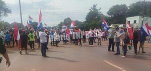 Manifestaciones contra el gobierno se hacen sentir en distintos distritos de Alto Paraná – Diario TNPRESS