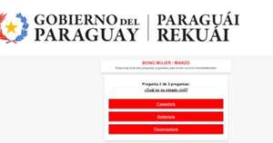 Diario HOY | Reiteran alerta sobre falso bono para mujeres, se trata de una estafa